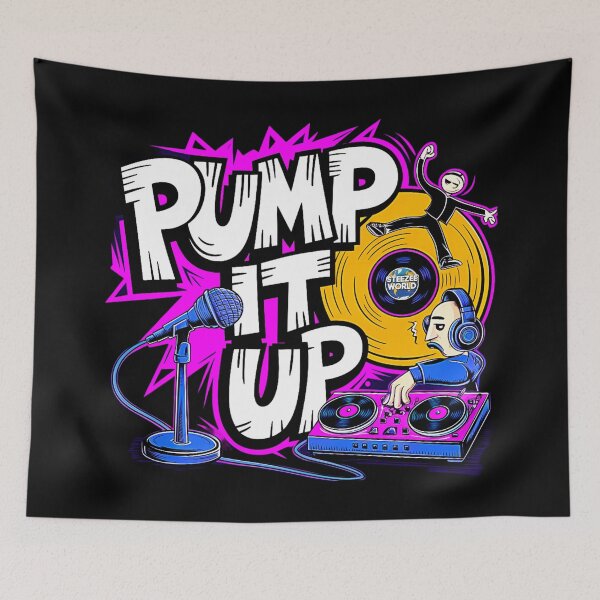 Item preview, Pump It Up Text Design designed and sold by SteezeeStore.