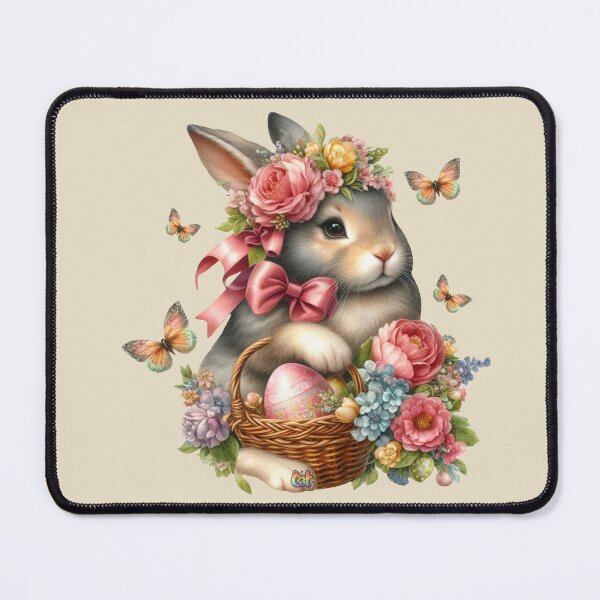 Item preview, Rosebud Easter Rabbit designed and sold by CAutumnTrapp.