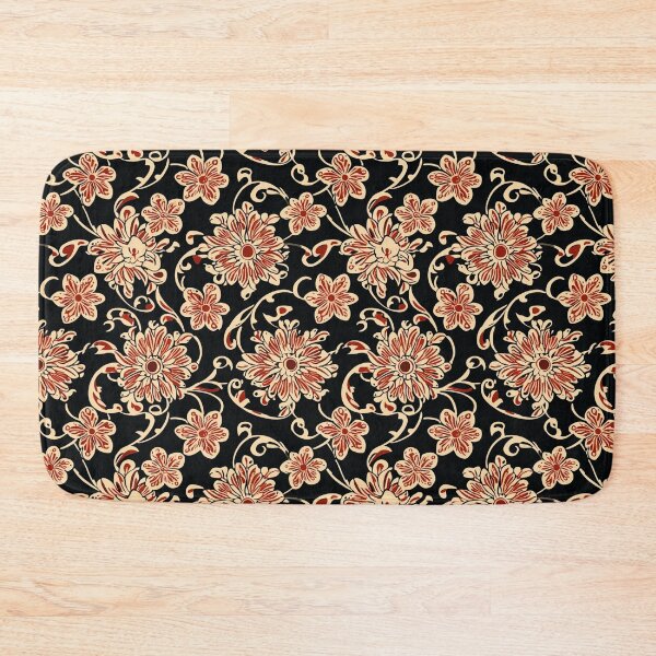 Item preview, Black & Gold Batik Pattern designed and sold by PapuruDesigns.
