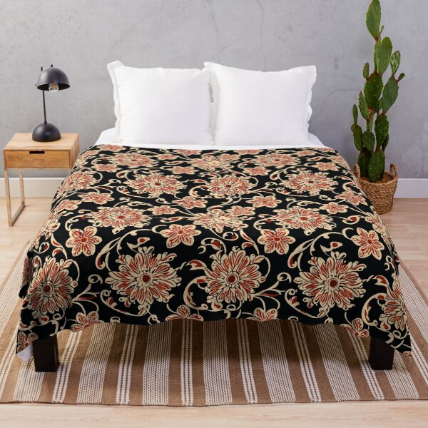 Item preview, Black & Gold Batik Pattern designed and sold by PapuruDesigns.