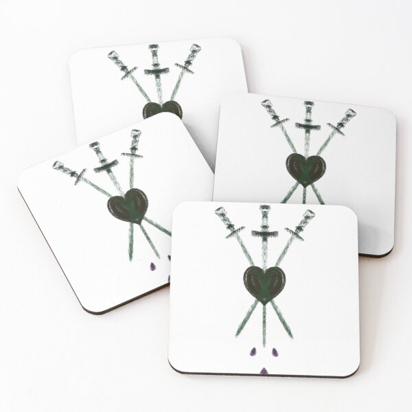 Item preview, The three of swords, the black heart designed and sold by PleaseMyLove.
