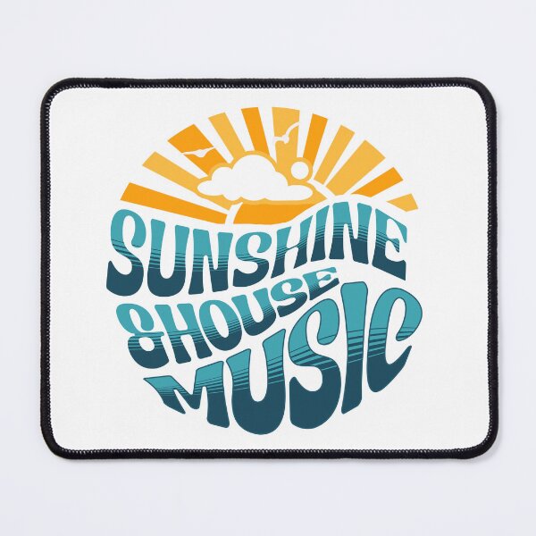 Artikelvorschau, HOUSE-MUSIK - Sunshine House (blau) entworfen und verkauft von Discothreadz.