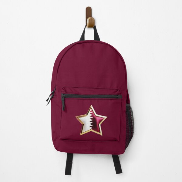 Item preview, Qatar Pride - Shiny Maroon & White Flag Star Design designed and sold by Highlandkings.