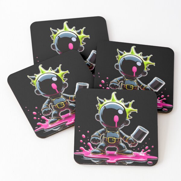 Item preview, Neon Mayhem: Street Punk Drip King designed and sold by Dark-Circuit-Haven.