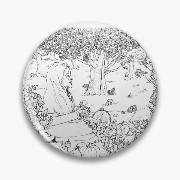 Item preview, Old Woman's Thoughts in the forest designed and sold by AirMoonB.