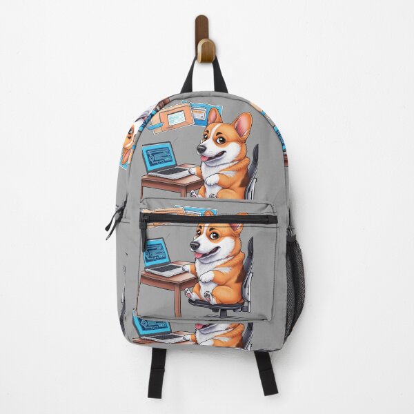 Item preview, Corgi Tech Coder - Kawaii Programmer Dog designed and sold by All Creative Designer.