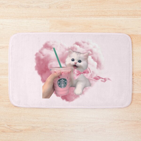 Item preview, Pink Drink Dream Heart Kitten designed and sold by st4rlit3 st4rbrit3.