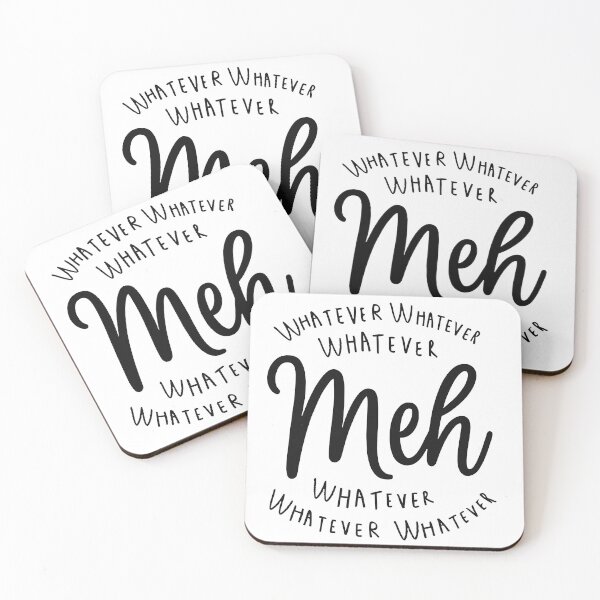 Item preview, Meh whatever designed and sold by CircaSassy.