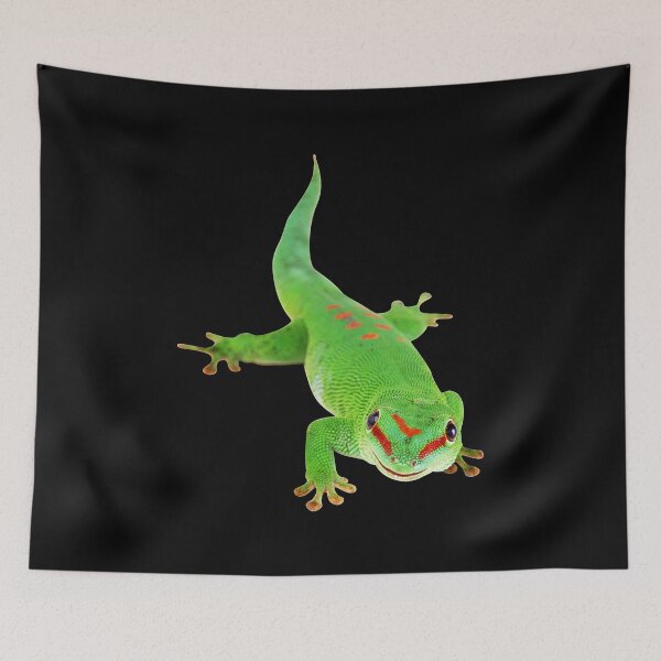 Item preview, GREEN GECKO (BLACK) designed and sold by Marlon Oseguera.