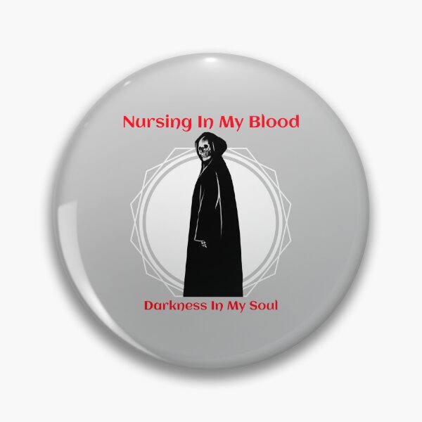 Item preview, Skeleton Nursing In My Blood Darkness In My Soul designed and sold by NANursing.