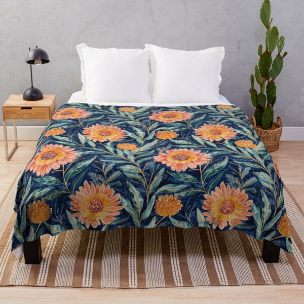 Item preview, Australian Waratah in Batik Pattern designed and sold by PapuruDesigns.