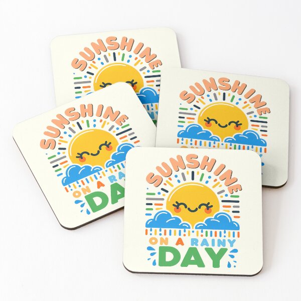 Item preview, Sunshine on a Rainy Day, typography designed and sold by maxmaj.