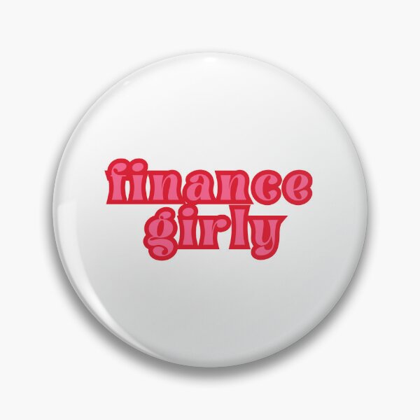 Item preview, Finance Girl Retro Red and Pink Decal designed and sold by ha11e11.