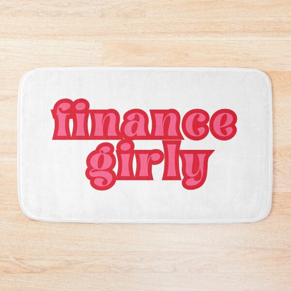 Item preview, Finance Girl Retro Red and Pink Decal designed and sold by ha11e11.