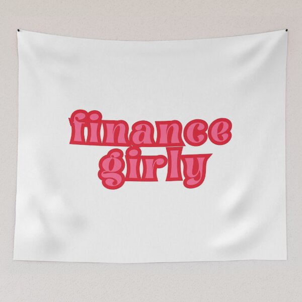 Item preview, Finance Girl Retro Red and Pink Decal designed and sold by ha11e11.