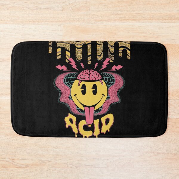 Item preview, Acid Smiley  – Trippy Melting Font & Psychedelic Brain Design designed and sold by paulo silveira.