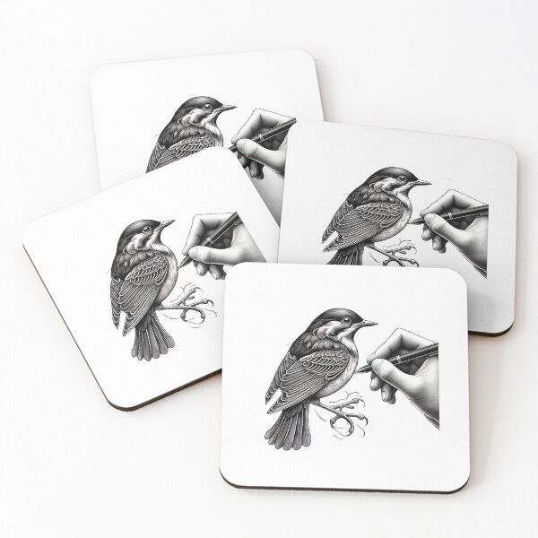 Item preview, Drawing Art 5 (Bird) designed and sold by Hevensgarden.