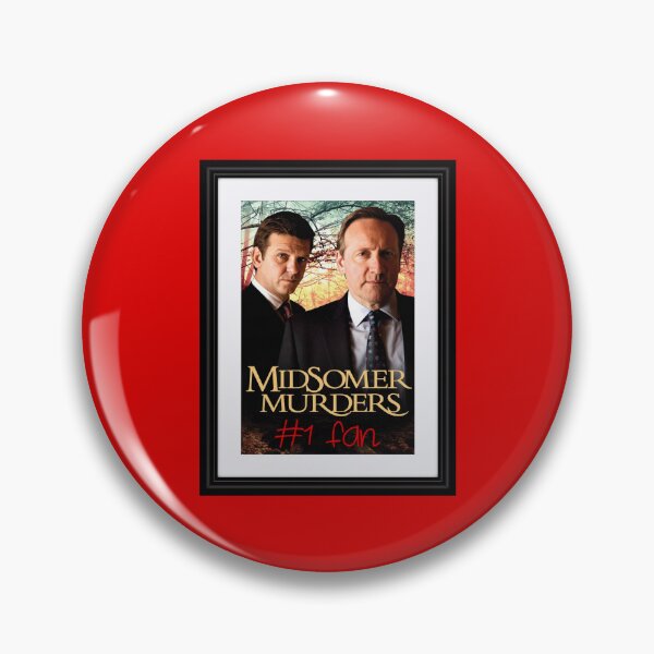 Item preview, #1 Midsomer Fan (on Red) designed and sold by PawsitiveMum3.