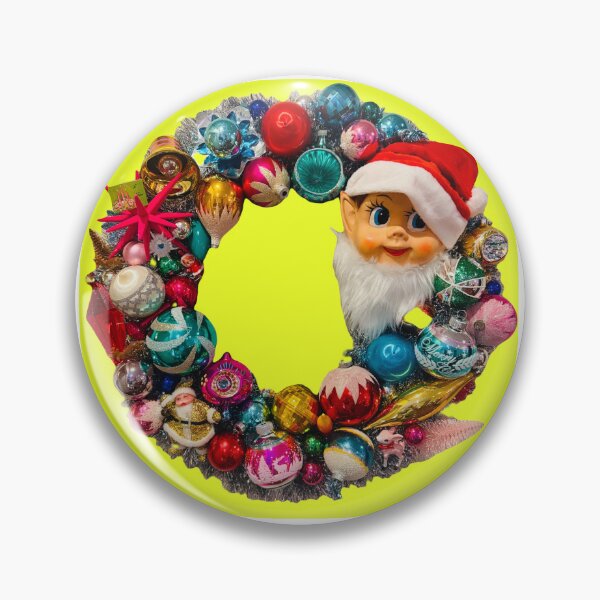 Item preview, Vintage Elf Wreath designed and sold by Atomic Rocket.