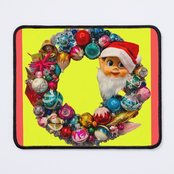 Item preview, Vintage Elf Wreath designed and sold by Atomic Rocket.