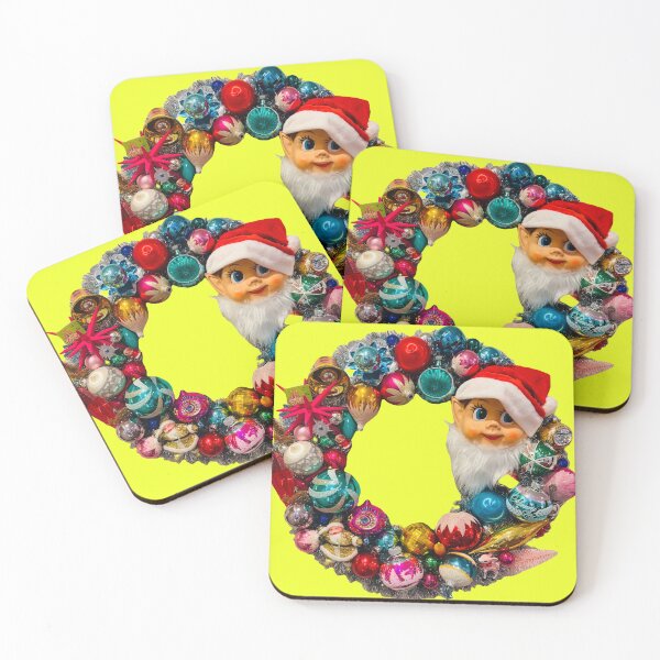 Item preview, Vintage Elf Wreath designed and sold by Atomic Rocket.