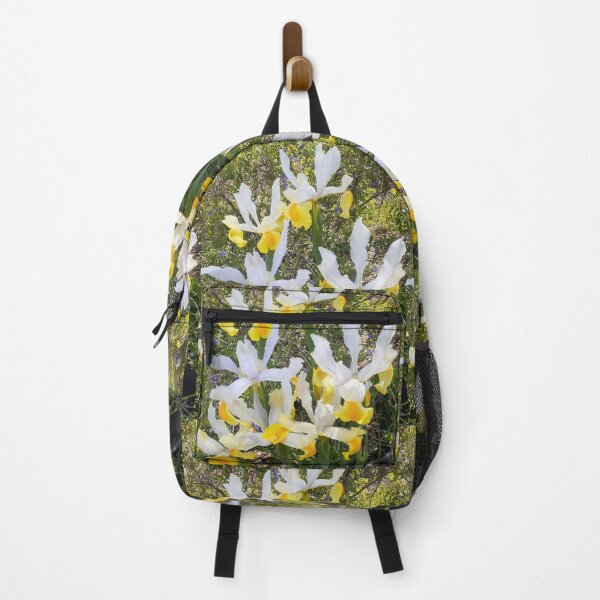 Item preview, Iris Flower Yellow and White Dutch Irises designed and sold by Sarah  Rajkotwala.