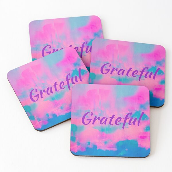 Item preview, "Grateful" Colorful Abstract Print designed and sold by FABOArt.