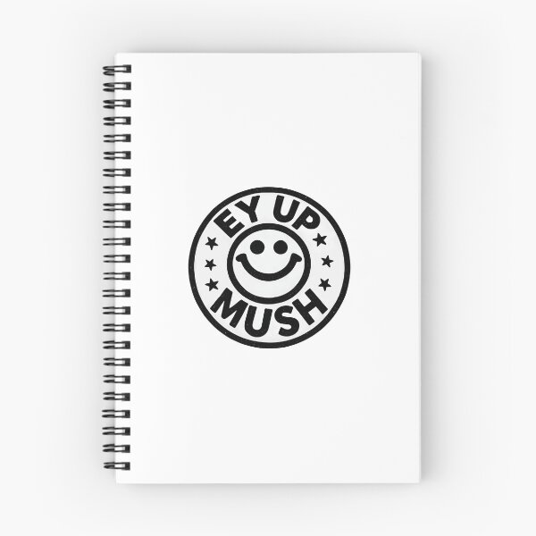 Item preview, EY UP MUSH – Acid House Northern Smiley Logo designed and sold by ChipPaperPress.