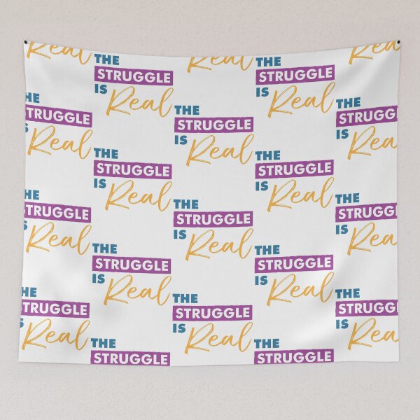Item preview, The Struggle Is Real Gift Men Women Workout designed and sold by itsagrind.