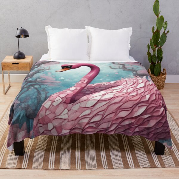 Item preview, Mosaic Pink Swan designed and sold by purplesensation.