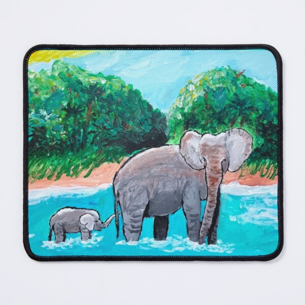 Item preview, Sumatran Elephant (Critically Endangered) designed and sold by ArtbyBrittney.