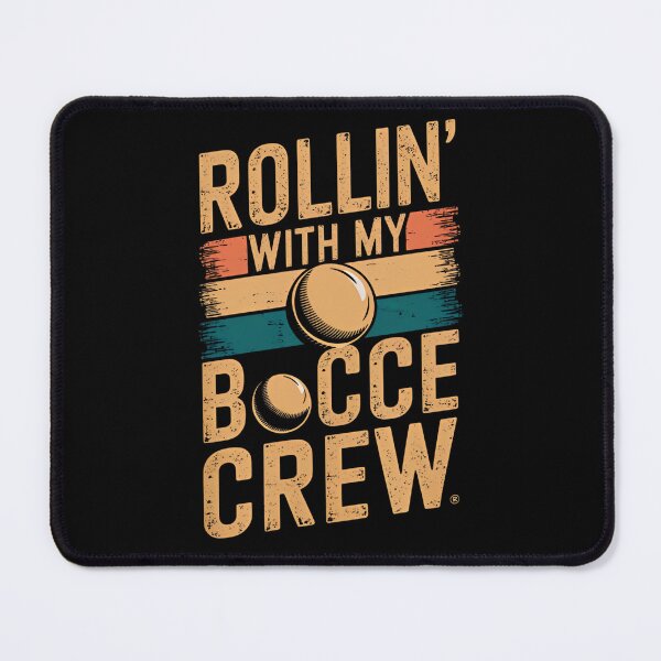 Item preview, Rollin' With My Bocce Crew Funny Retro Vintage Design  designed and sold by ArtFromBeyond.