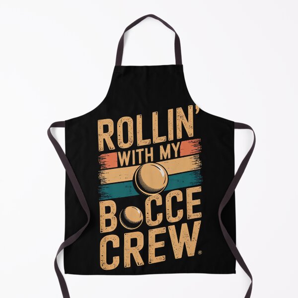 Item preview, Rollin' With My Bocce Crew Funny Retro Vintage Design  designed and sold by ArtFromBeyond.