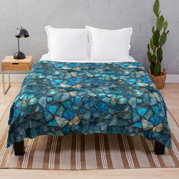 Item preview, Blue Mosaic Stained Glass  designed and sold by NTGUILTY.