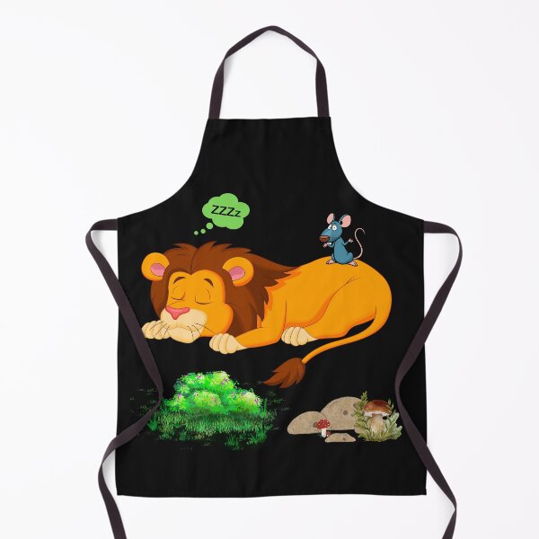 Item preview, Sleeping lion with mouse on back designed and sold by LaUnArt.