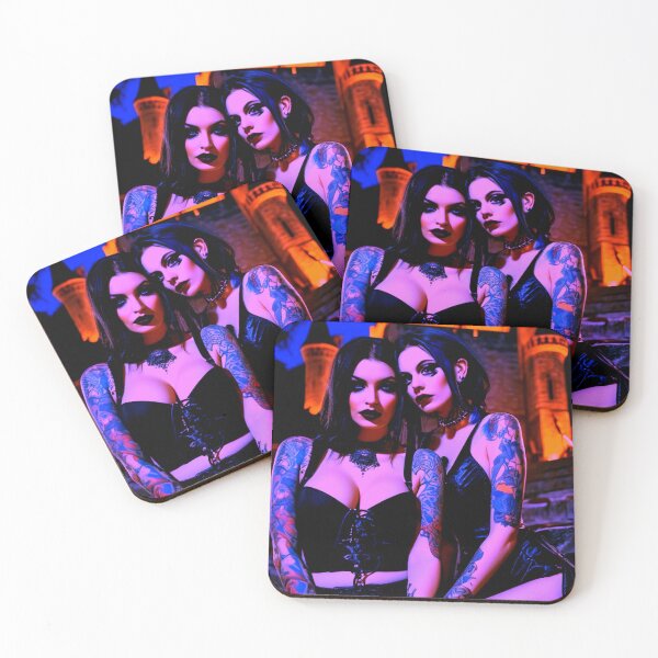 Item preview, Goth Girls In the Evening designed and sold by TheDarkWardrobe.
