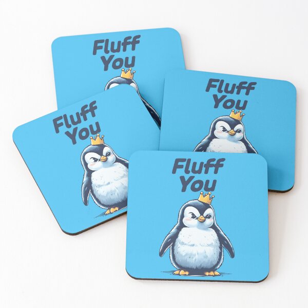 Item preview, Fluff You Penguin designed and sold by 2laughinglemons.