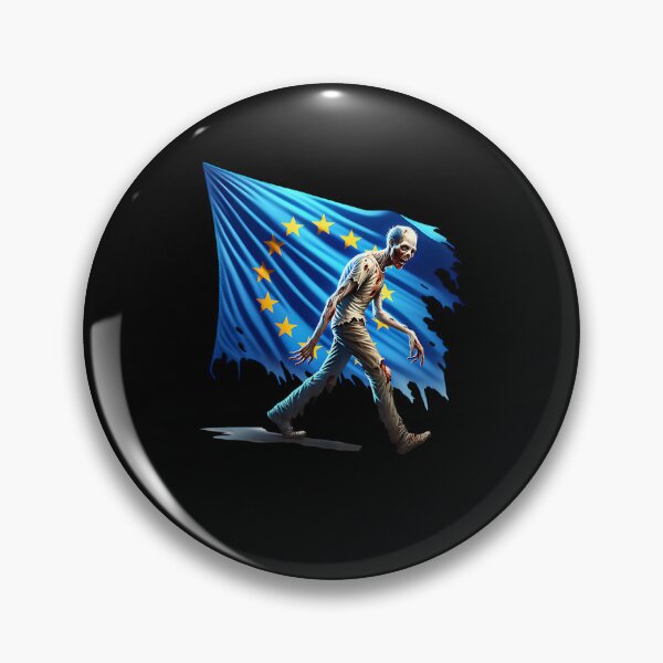 Item preview, EU flag with a zombie designed and sold by ReneMM.