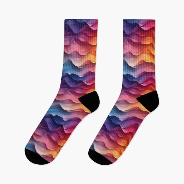 Item preview, Colorfull Abstract Waves designed and sold by NTGUILTY.