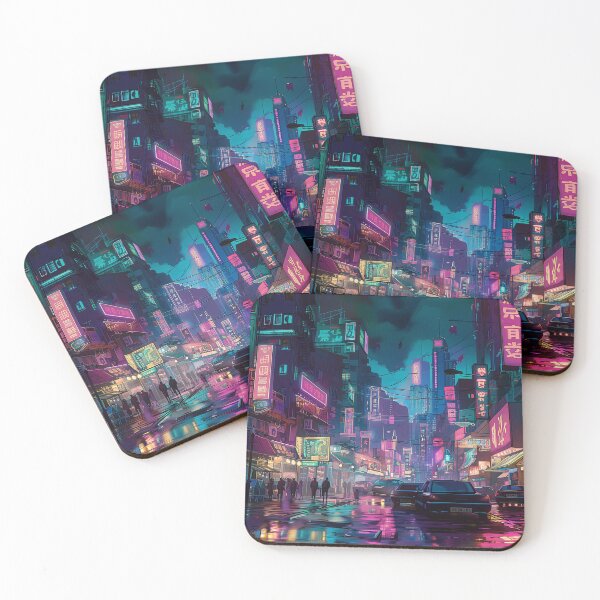 Item preview, Cyberpunk City Lights designed and sold by Griffin Creates.
