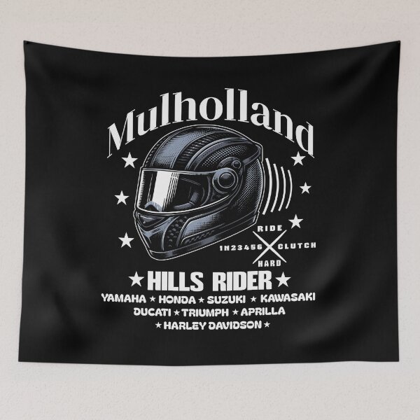 Item preview, Motorcycle Mulholland hills rider designed and sold by Maria Pit.