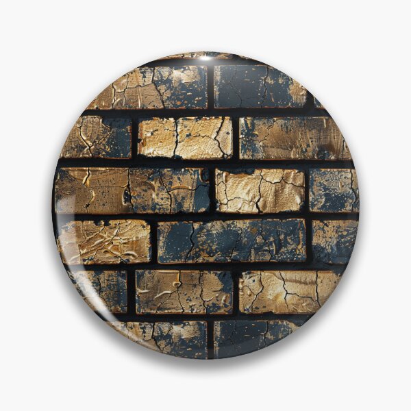 Item preview, Gold Rustic Brick Walls Textured designed and sold by NTGUILTY.