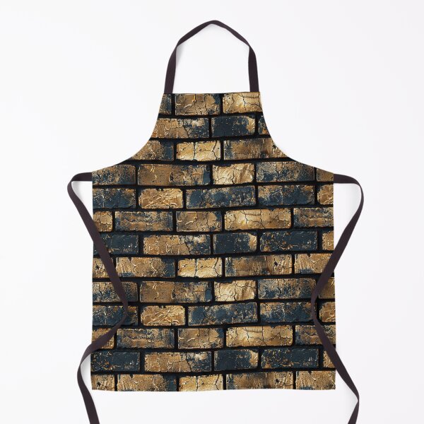 Item preview, Gold Rustic Brick Walls Textured designed and sold by NTGUILTY.