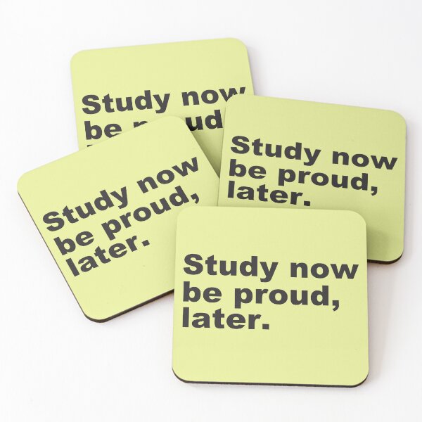 Item preview, Studying Motivation Quote | Study Now Be Proud Later -  designed and sold by PurpleLoveStore.