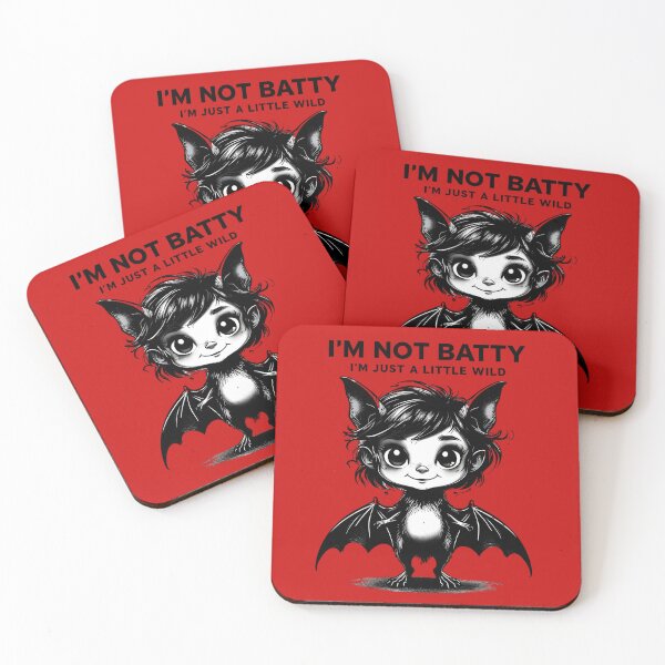 Item preview, I'm Not Batty I'm Just A Little Wild Bat designed and sold by 2laughinglemons.