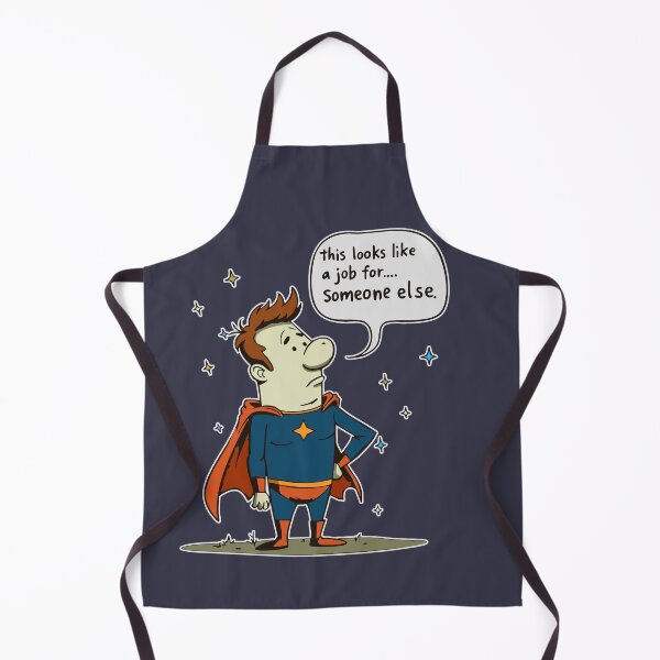 Item preview, Reluctant Superhero Funny Parody Design designed and sold by Scott Black.