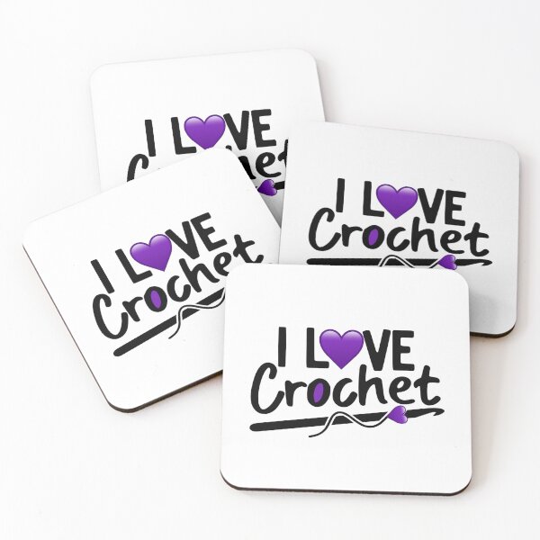 Item preview, I love Crochet  designed and sold by AMDesignsNYC.