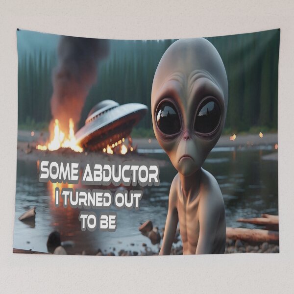 Item preview, Some Abductor I Turned Out To Be designed and sold by Surreallytee.
