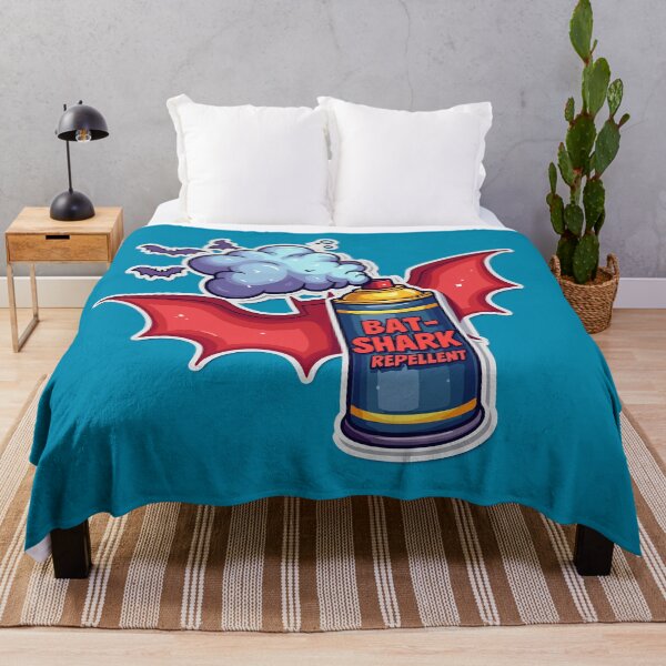 Item preview, Bat-Shark Repellent Funny Retro Parody designed and sold by Scott Black.