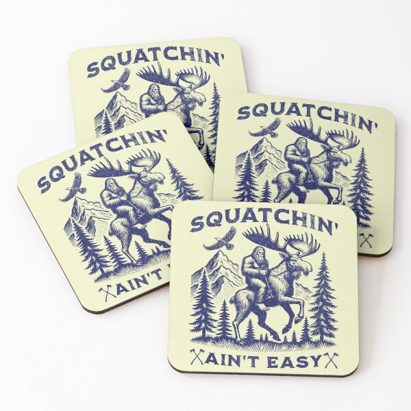 Item preview, Moose Riding Sasquatch designed and sold by JennyFinns.